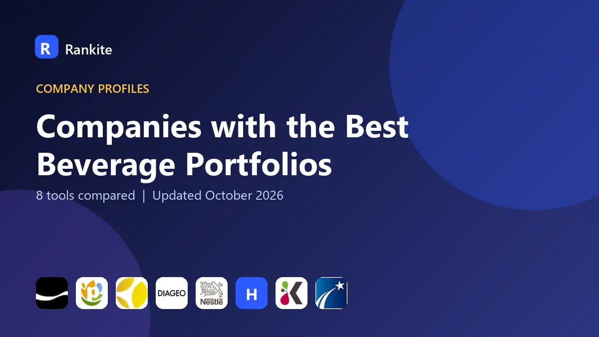 Companies with the Best Beverage Portfolios in 2026: 8 Tools Compared