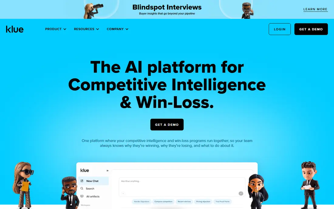 Klue homepage