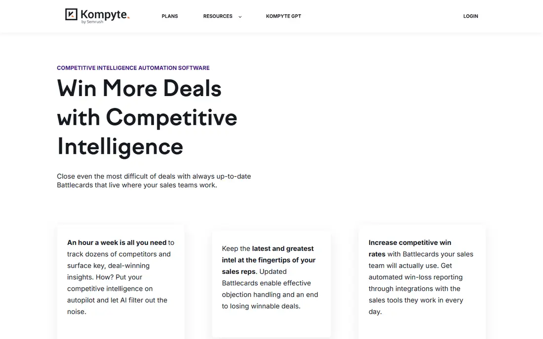 Kompyte homepage