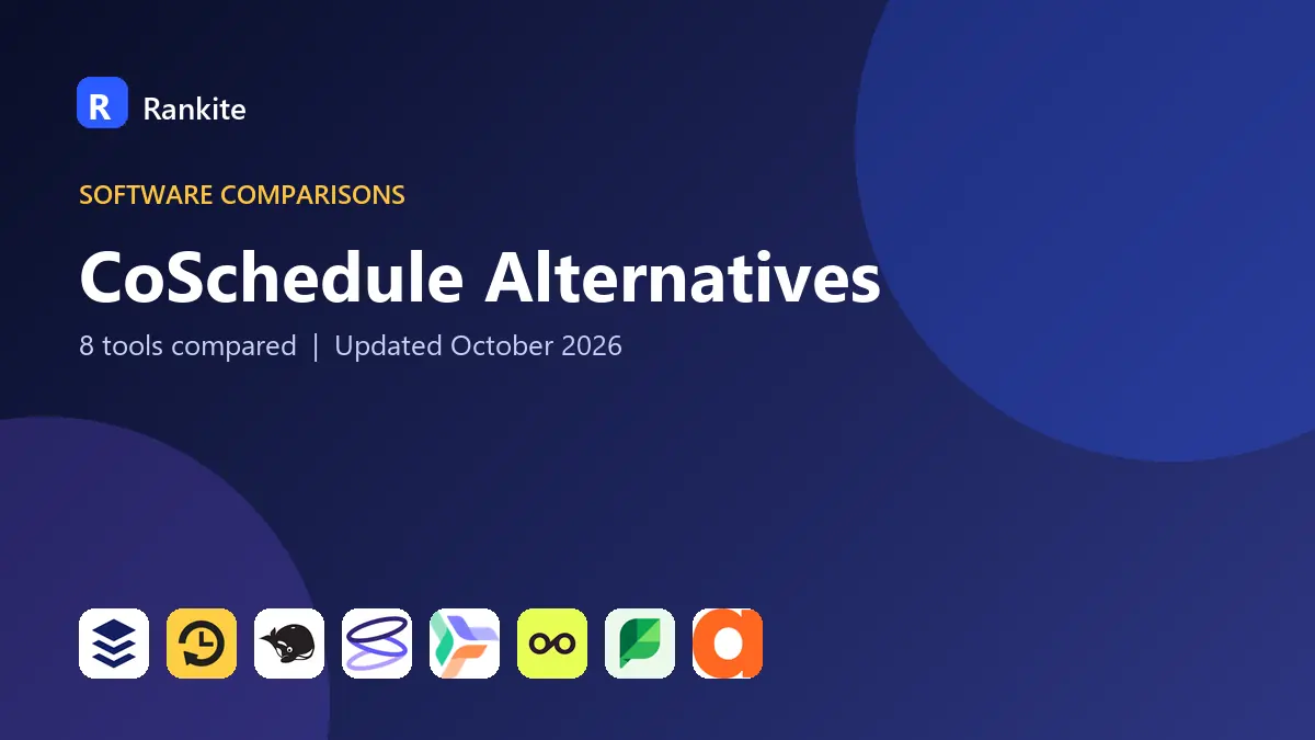 CoSchedule Alternatives in 2026: 8 Tools Compared
