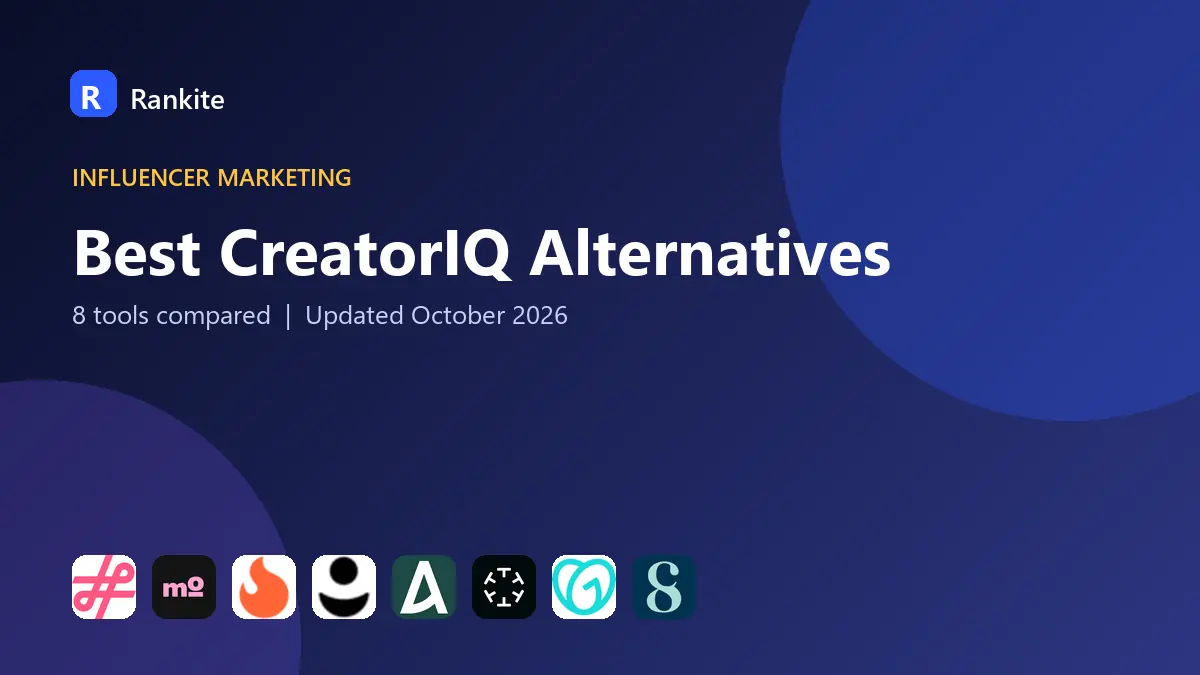 Best CreatorIQ Alternatives in 2026: 8 Tools Compared