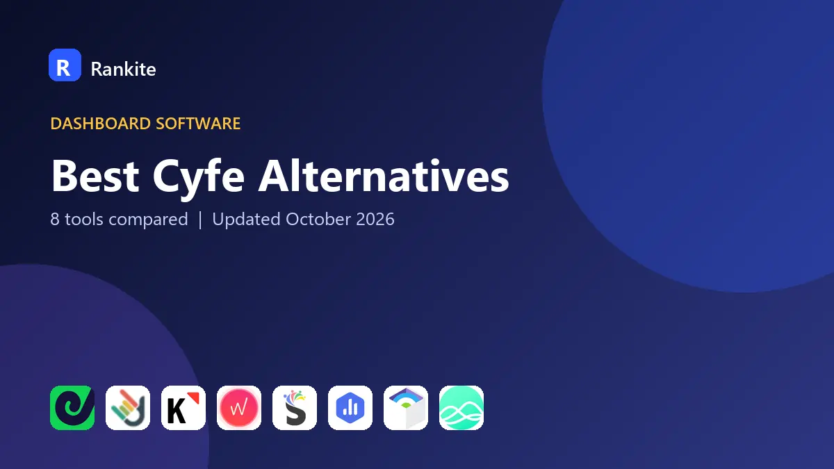 Best Cyfe Alternatives in 2026: 8 Dashboard Tools Compared