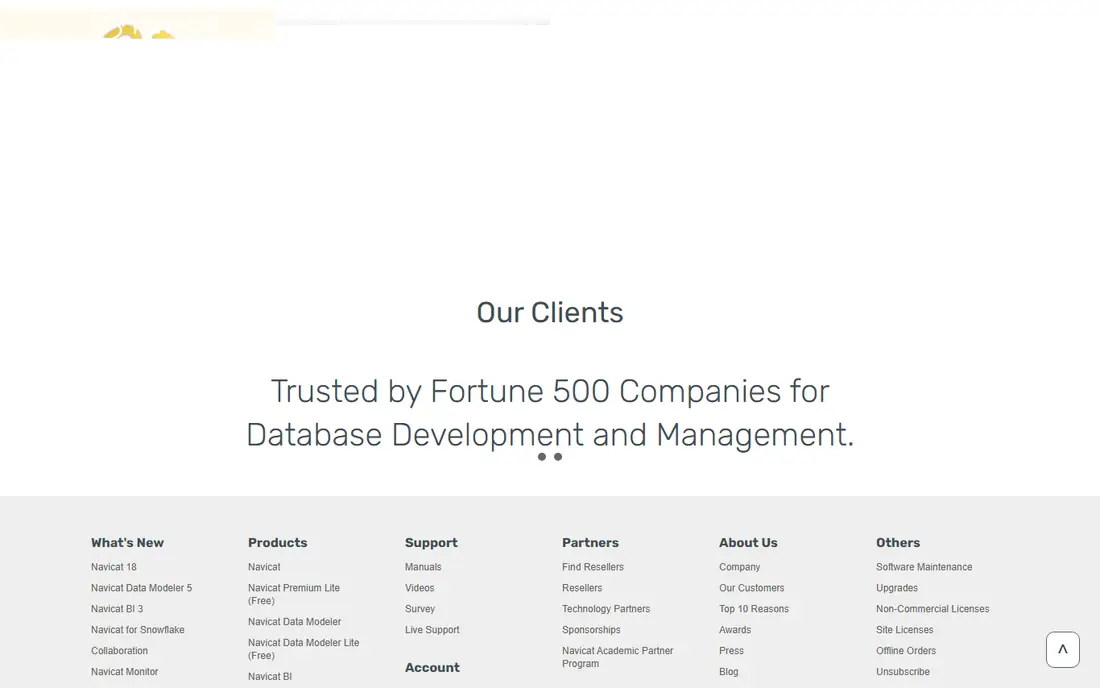 Navicat Premium homepage
