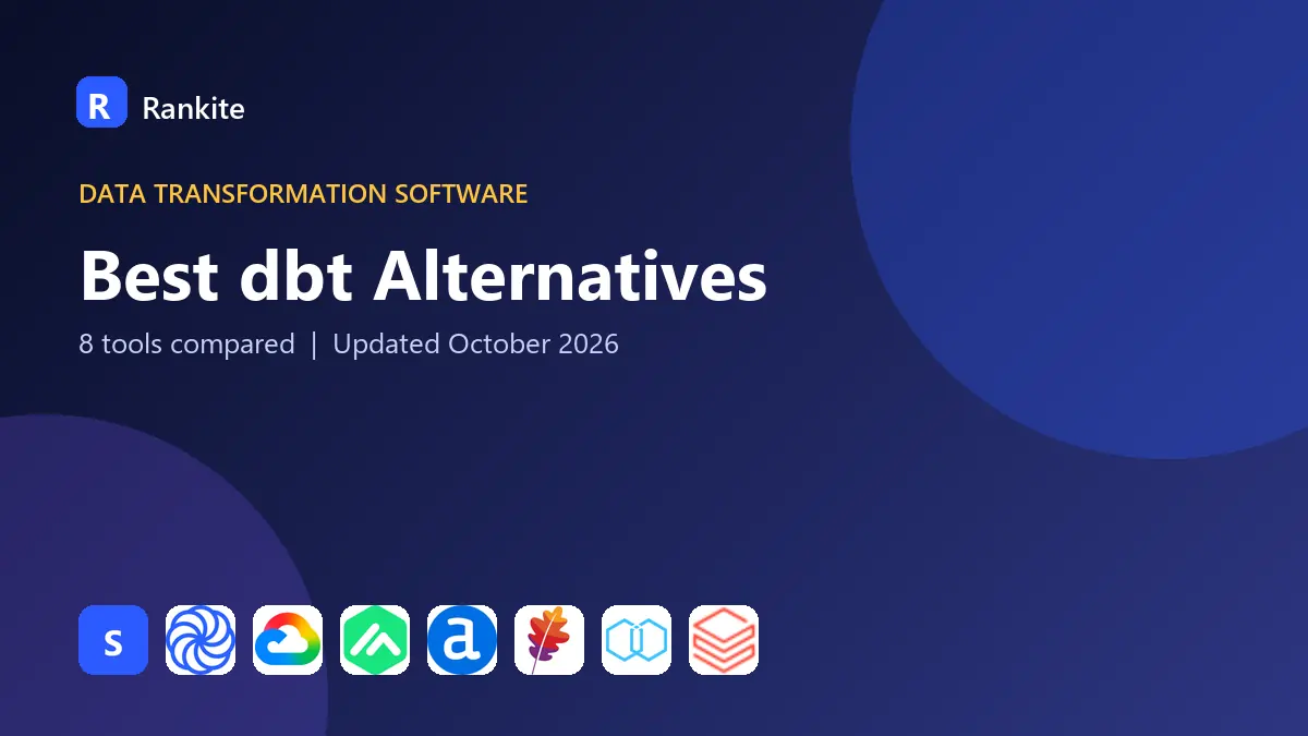 Best dbt Alternatives in 2026: 8 Data Transformation Tools Compared