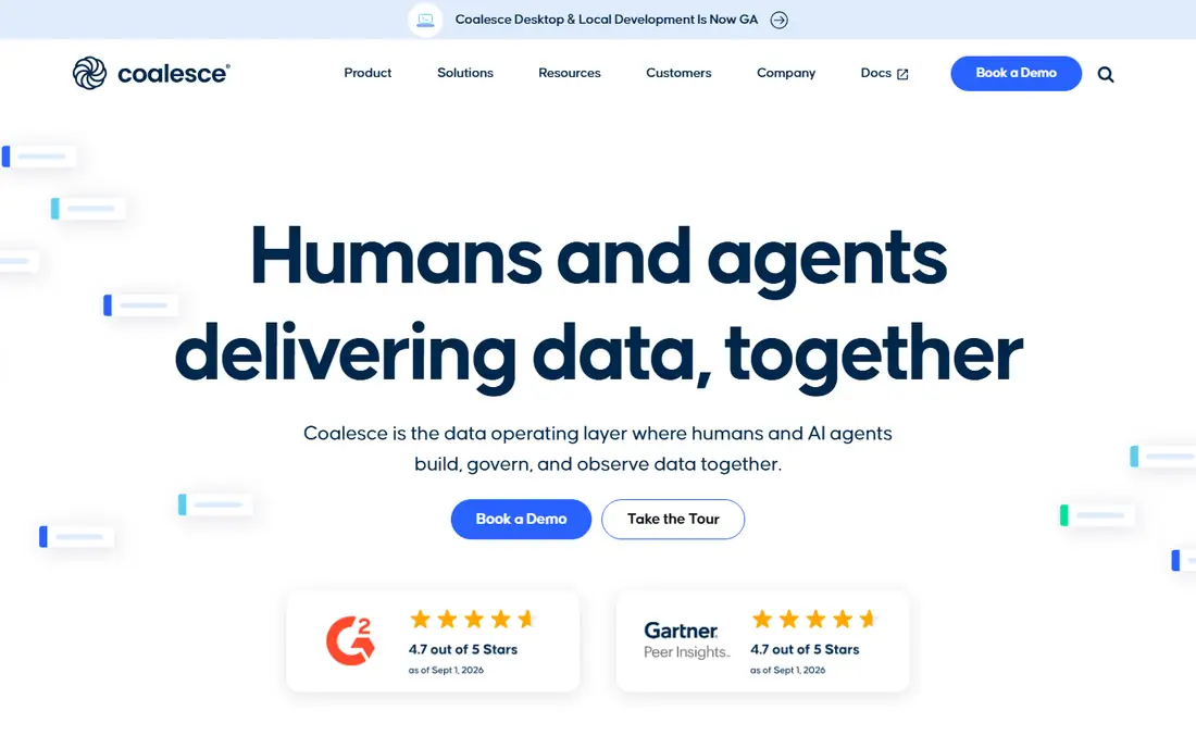 Coalesce homepage