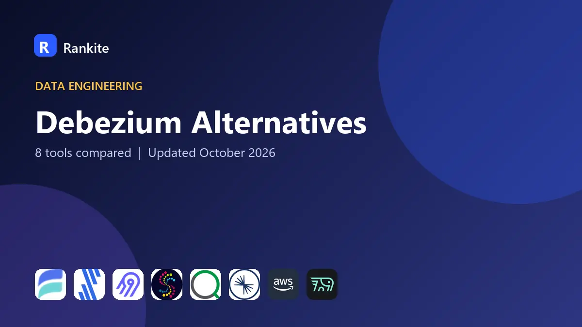 Debezium Alternatives in 2026: 8 Tools Compared