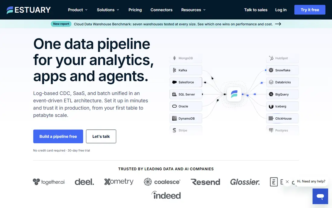 Estuary Flow homepage