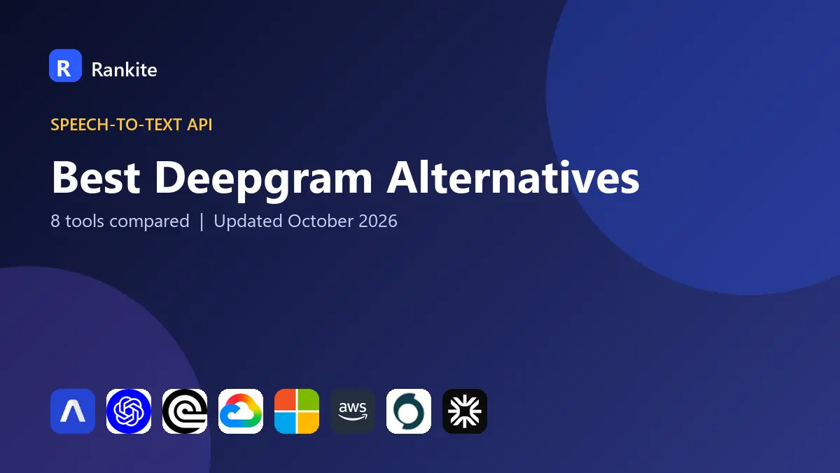 Best Deepgram Alternatives in 2026: 8 Tools Compared