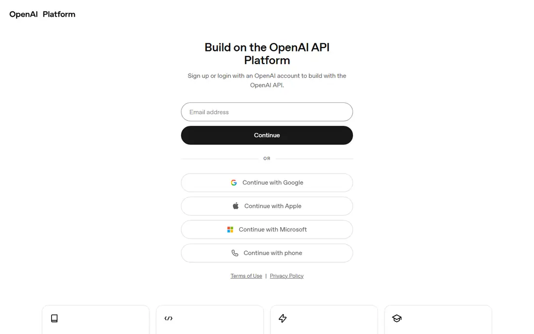 OpenAI Whisper API homepage