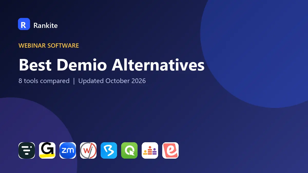 Best Demio Alternatives in 2026: 8 Tools Compared