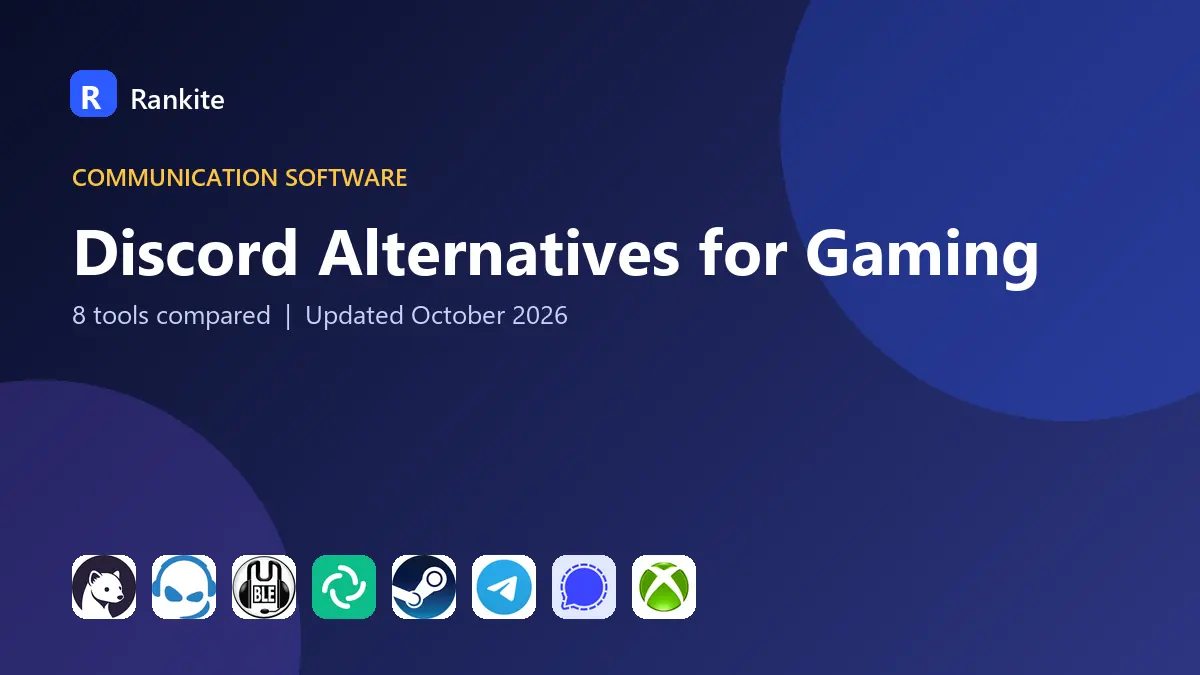Discord Alternatives for Gaming in 2026: 8 Tools Compared