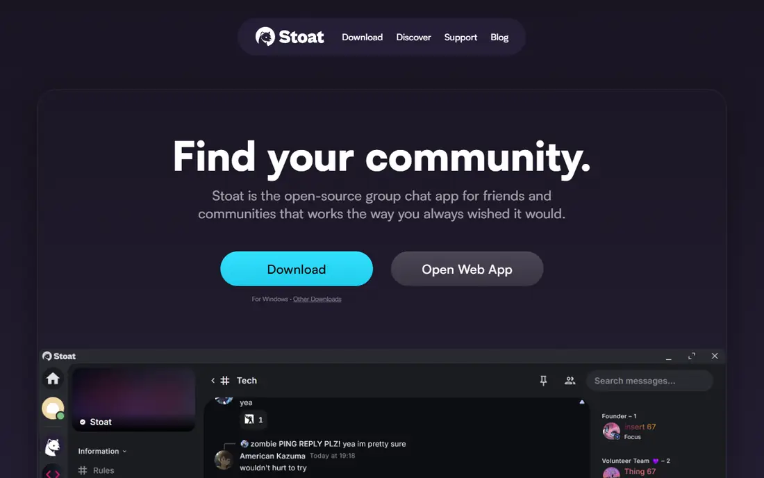 Stoat homepage