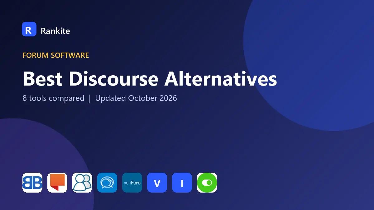 Best Discourse Alternatives in 2026: 8 Tools Compared