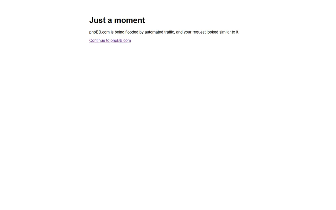 phpBB homepage