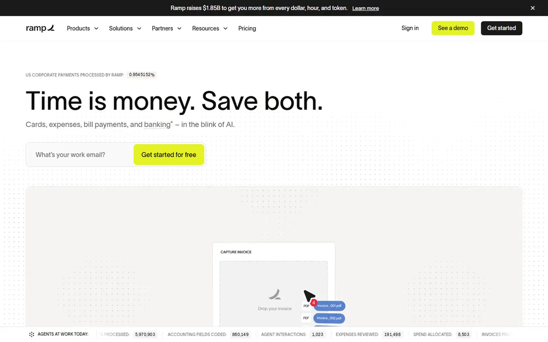 Ramp homepage