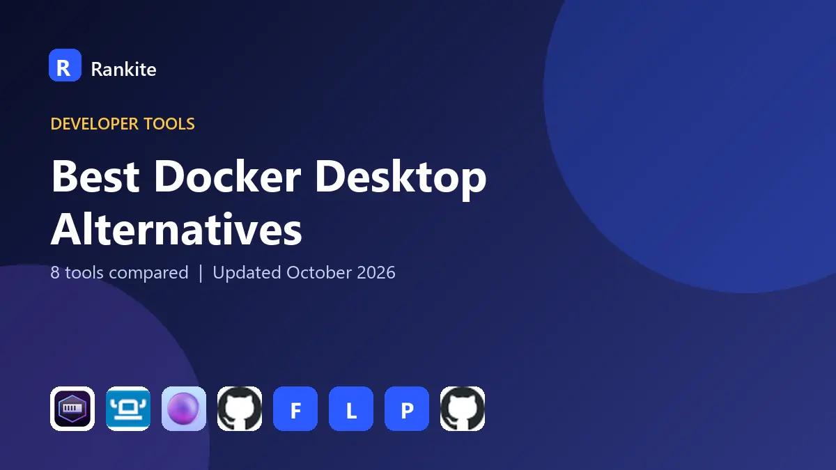 Best Docker Desktop Alternatives in 2026: 8 Tools Compared