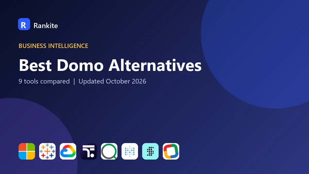 Best Domo Alternatives in 2026: 9 Tools Compared