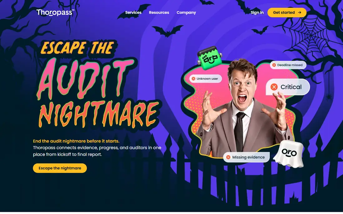 Thoropass homepage