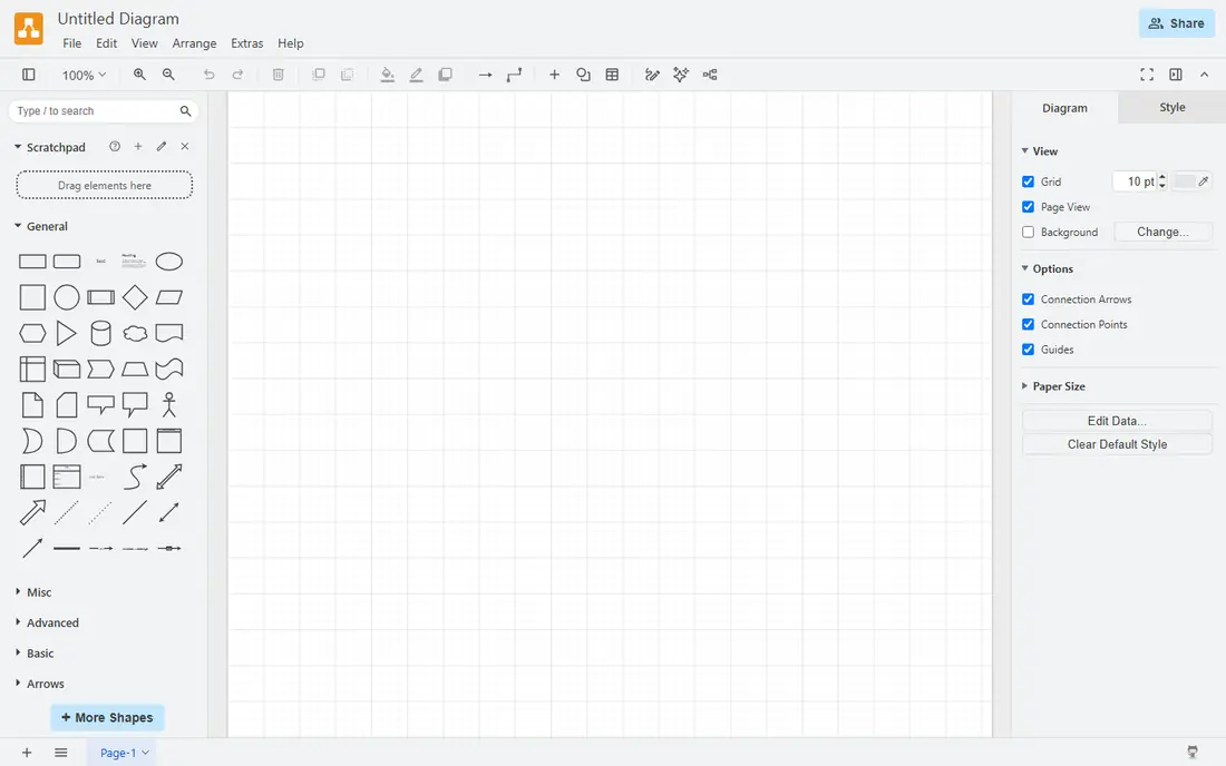 diagrams.net homepage