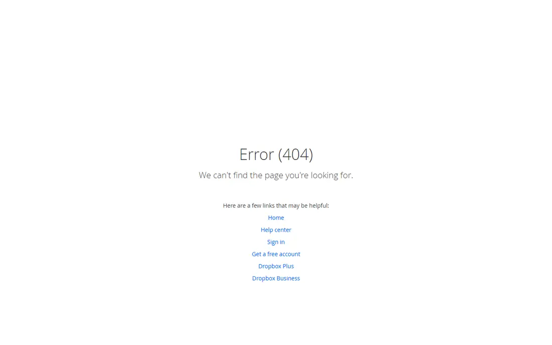 Dropbox Fax homepage