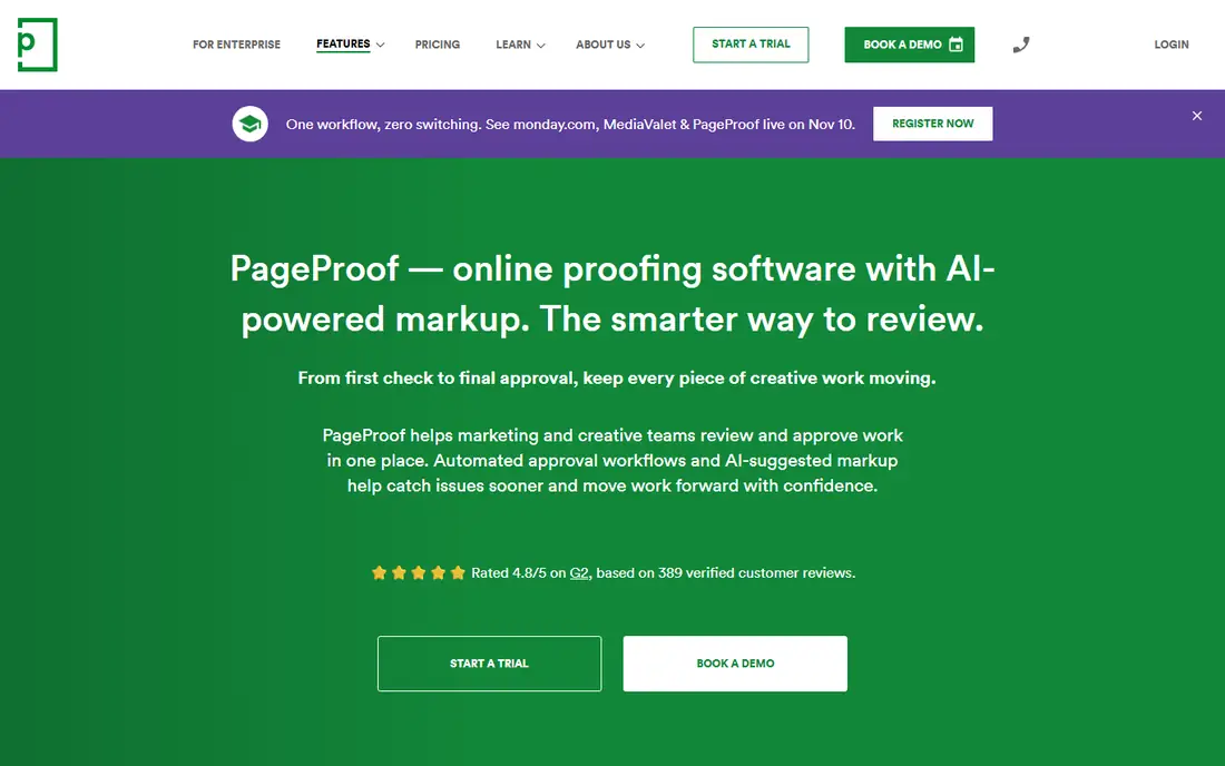 PageProof homepage
