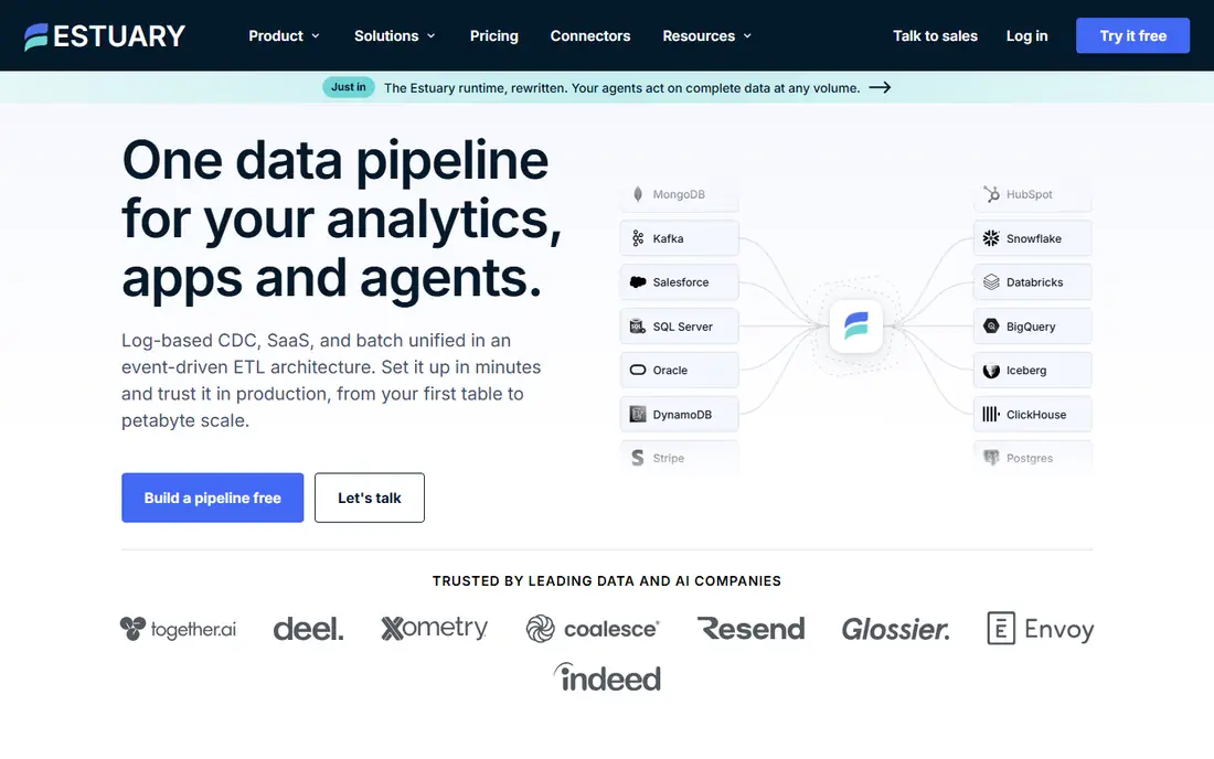 Estuary homepage