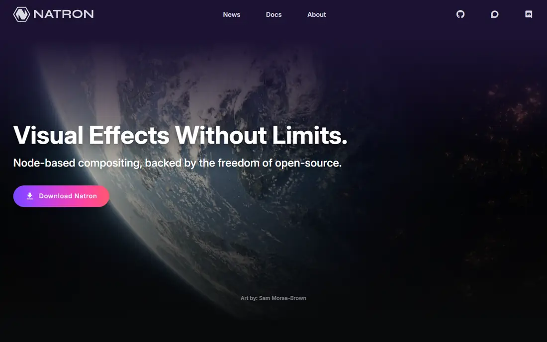 Natron homepage