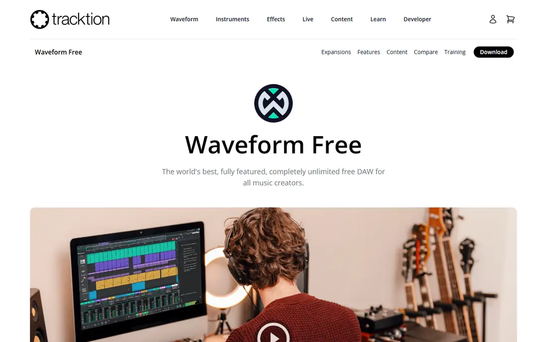 Waveform Free homepage