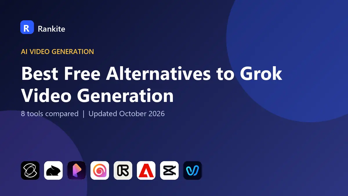 Best Free Alternatives to Grok Video Generation in 2026: 8 Tools Compared