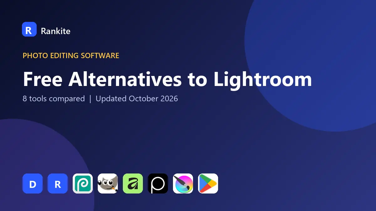 Free Alternatives to Lightroom in 2026: 8 Tools Compared