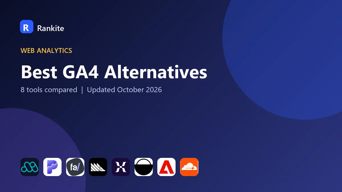 Best GA4 Alternatives in 2026: 8 Tools Compared