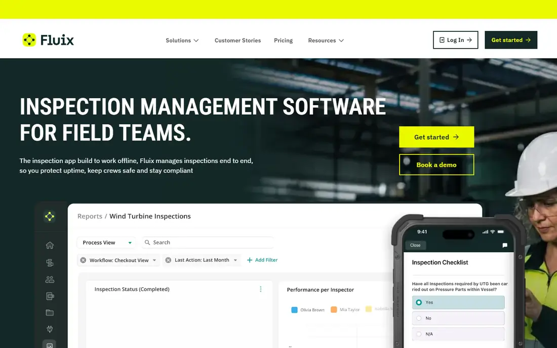 Fluix homepage