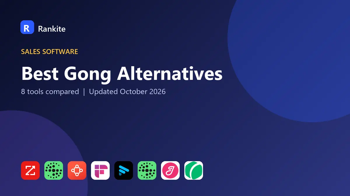 Best Gong Alternatives in 2026: 8 Tools Compared