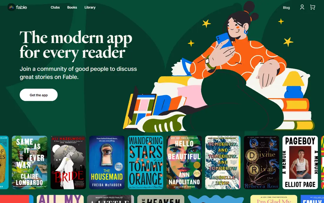 Fable homepage