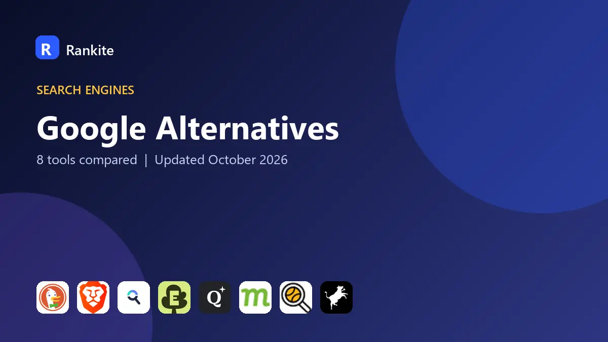 Google Alternatives in 2026: 8 Search Engines Compared