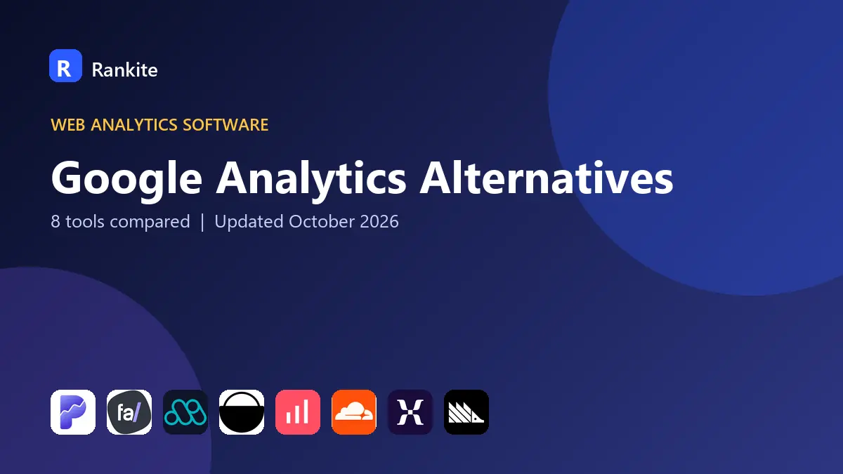 Google Analytics Alternatives in 2026: 8 Tools Compared