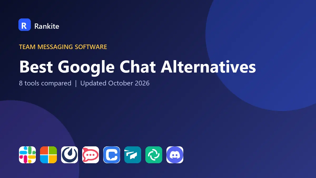 Best Google Chat Alternatives in 2026: 8 Tools Compared