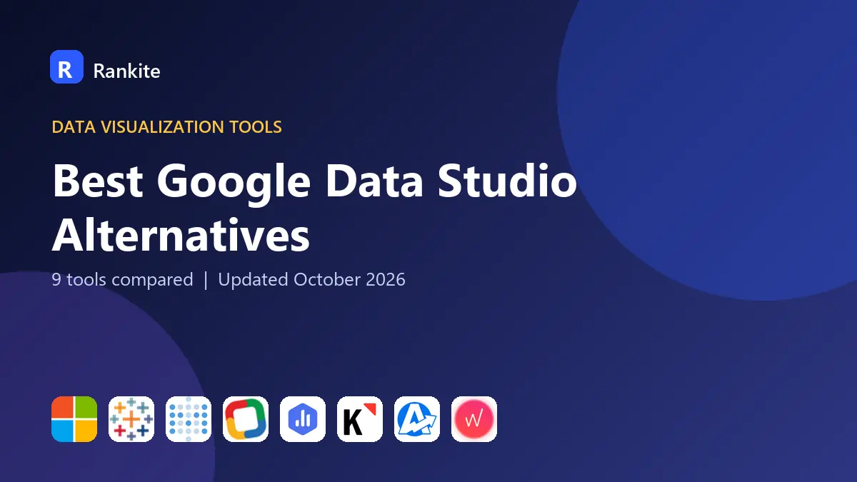 Best Google Data Studio Alternatives in 2026: 9 Tools Compared