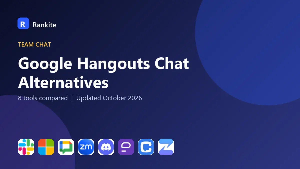 Google Hangouts Chat Alternatives in 2026: 8 Team Chat Tools Compared