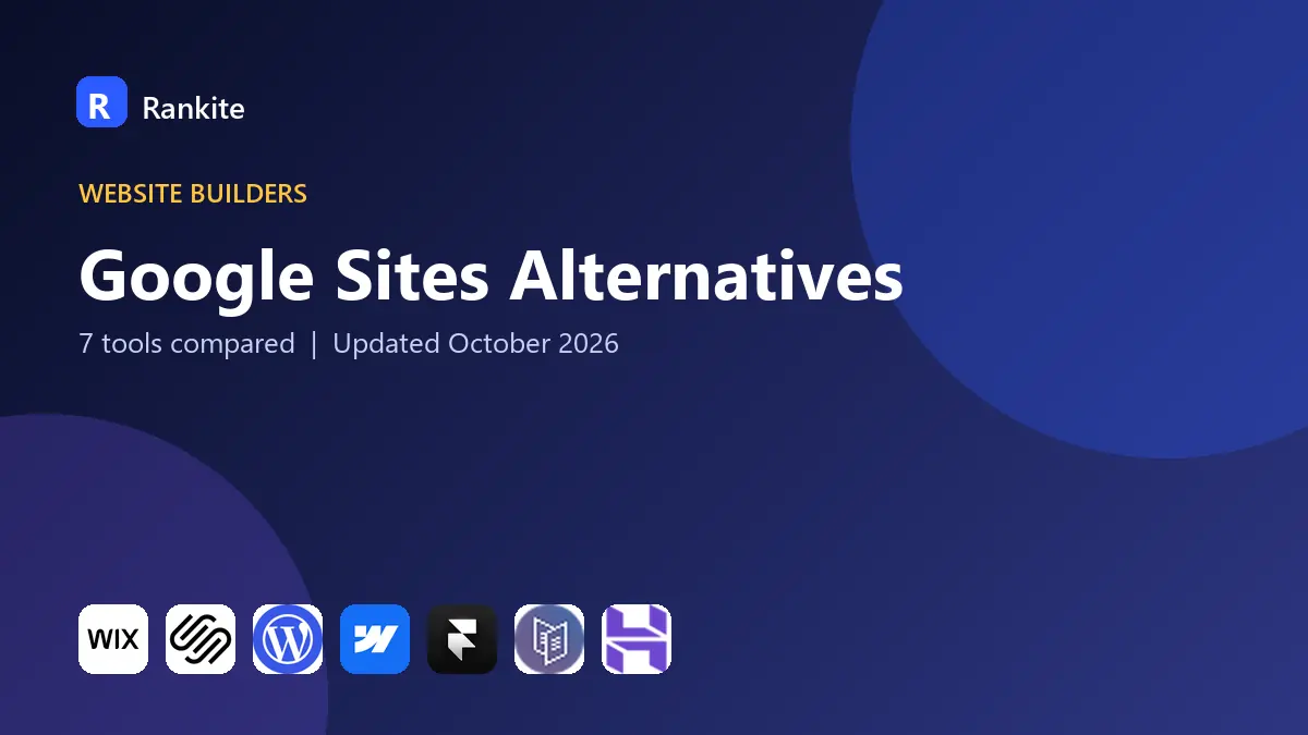 Google Sites Alternatives in 2026: 7 Tools Compared