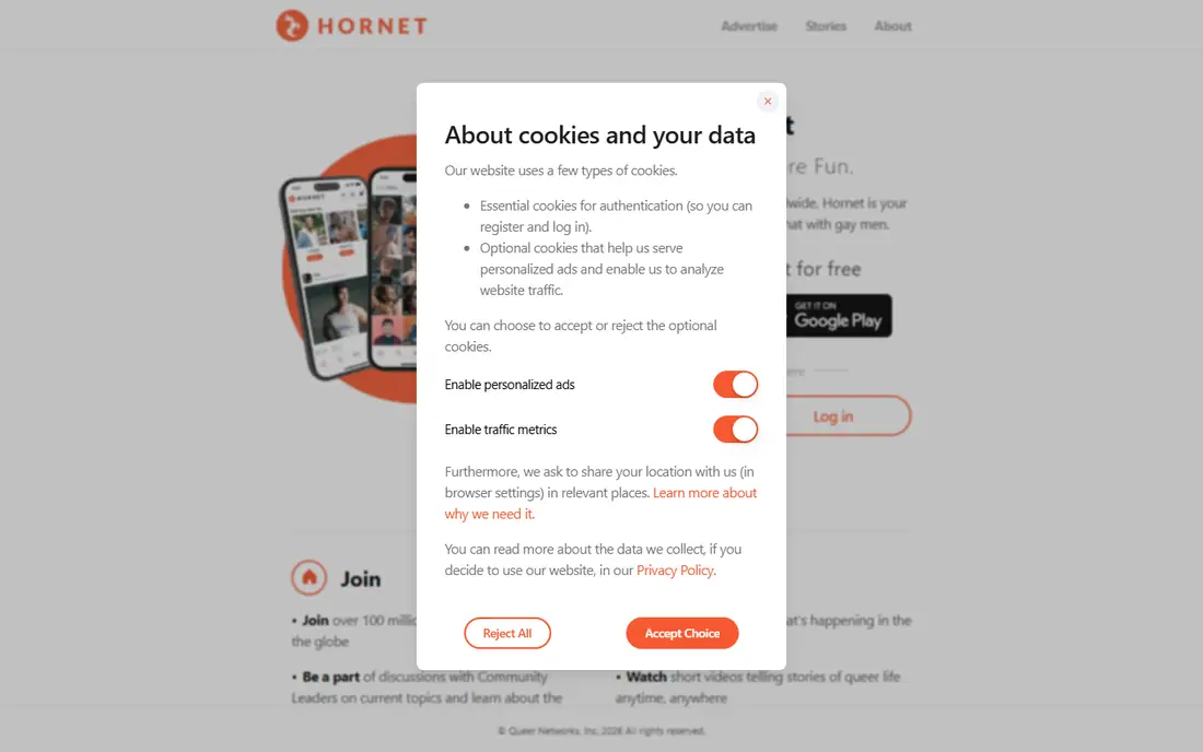 Hornet homepage