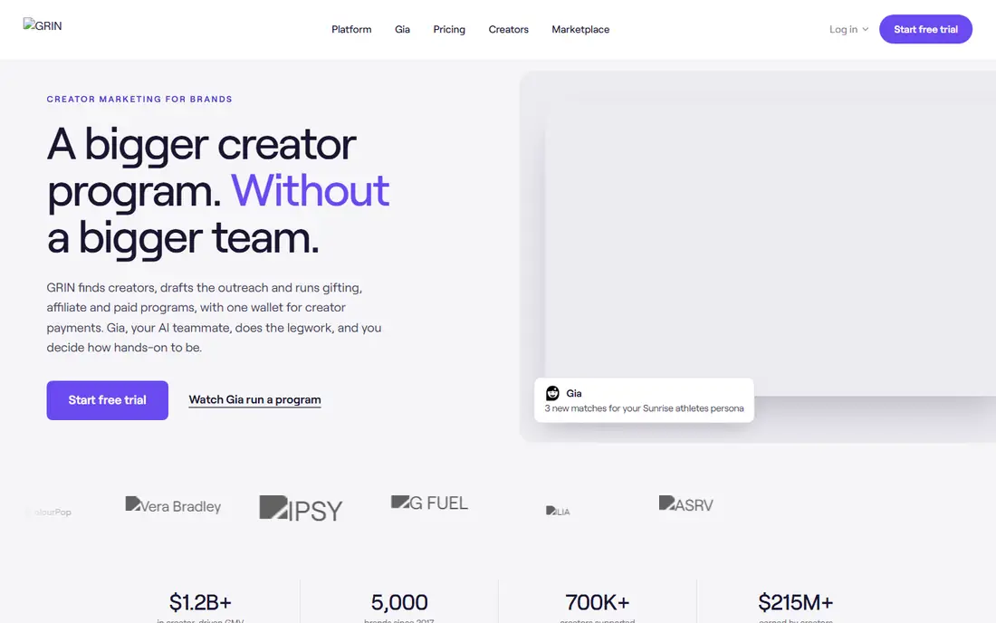GRIN homepage