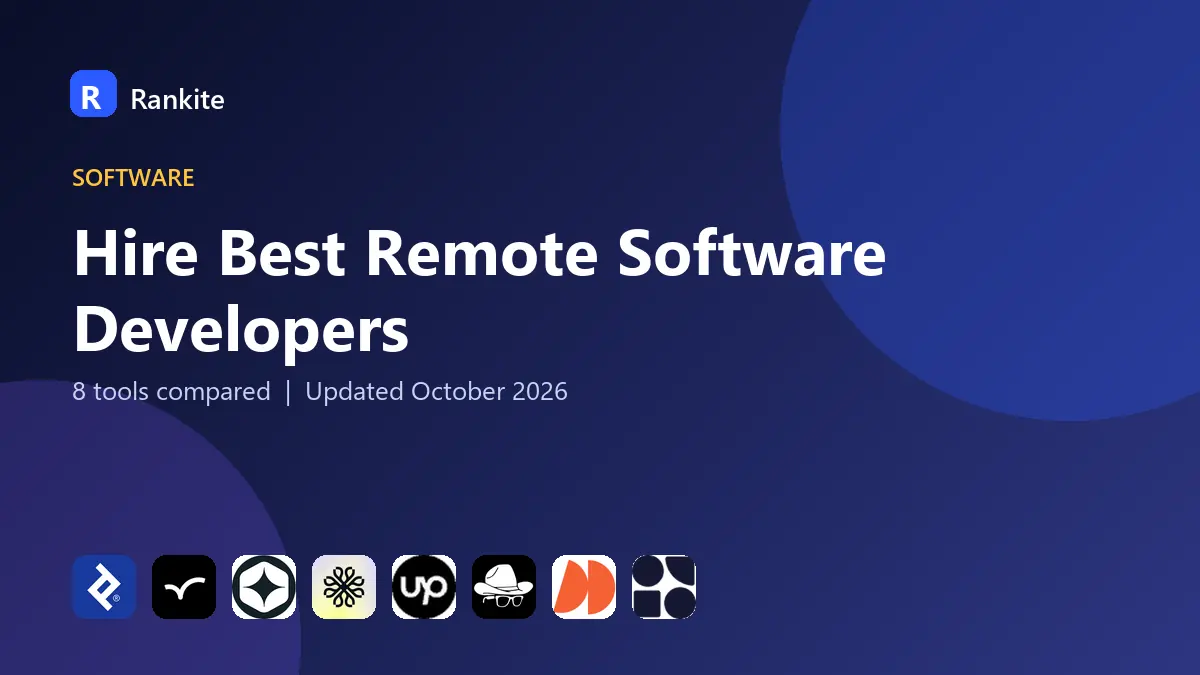 Hire Best Remote Software Developers in 2026: 8 Services Compared