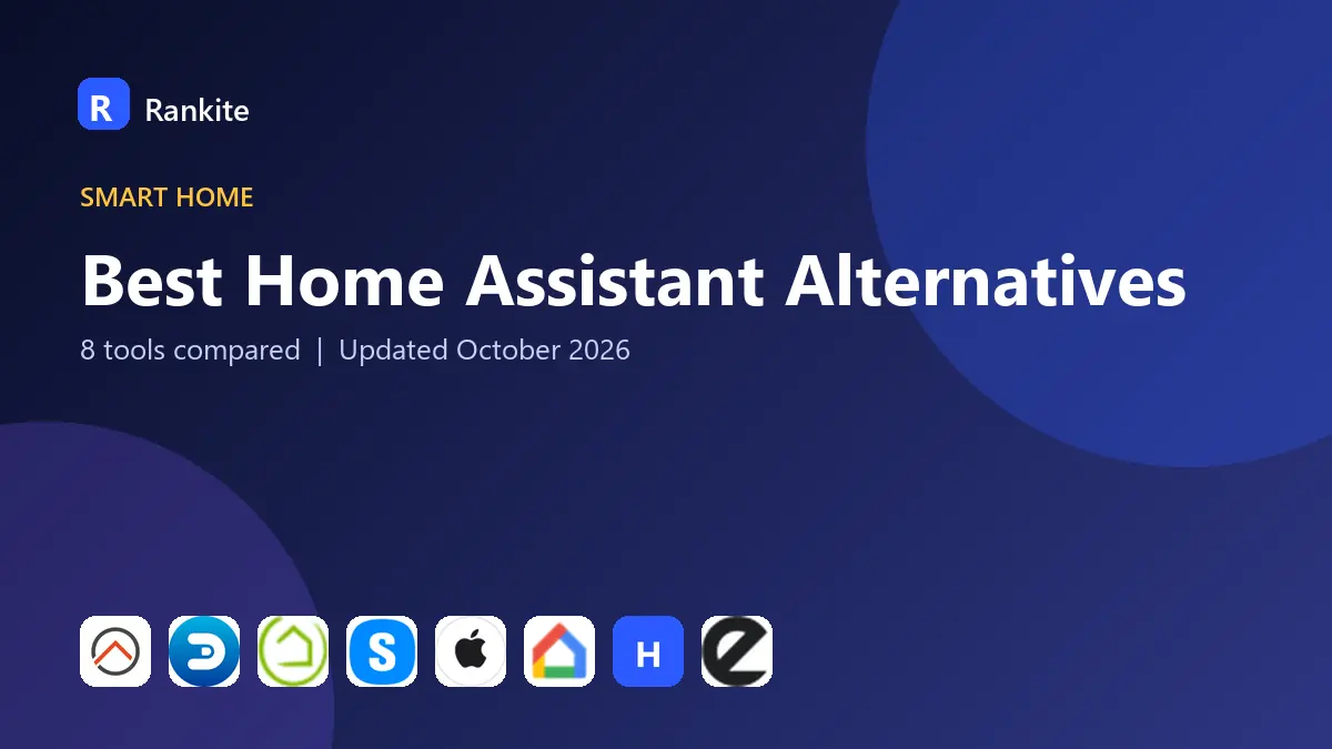 Best Home Assistant Alternatives in 2026: 8 Tools Compared