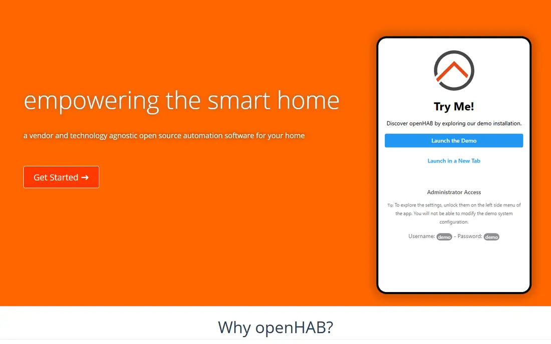 openHAB homepage