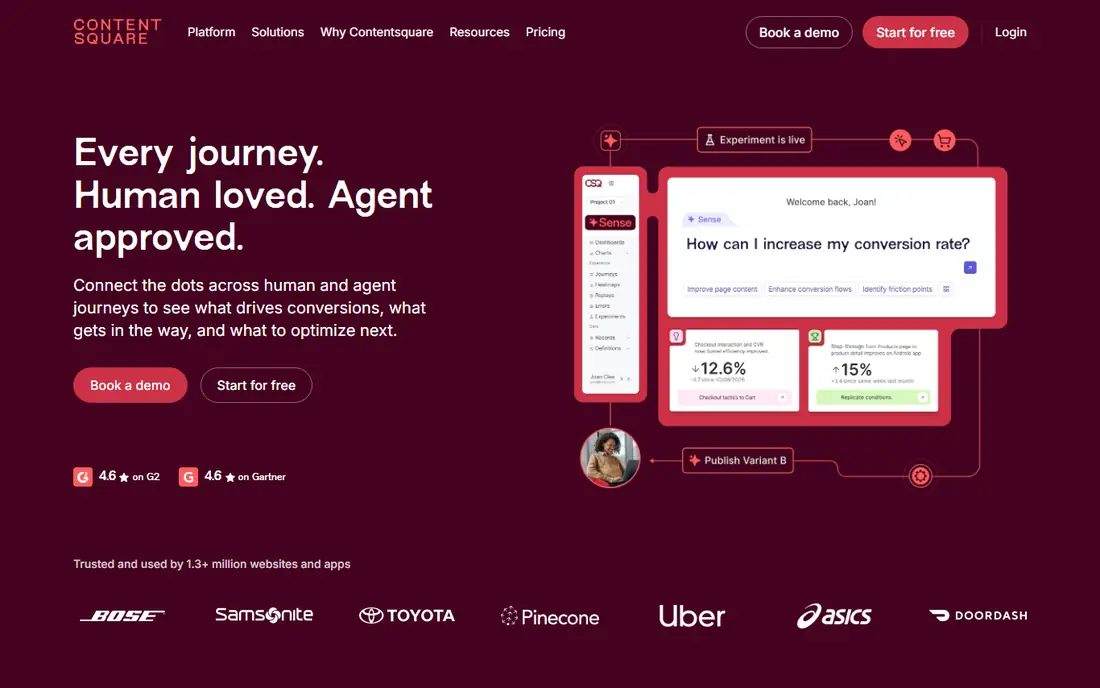 Contentsquare homepage