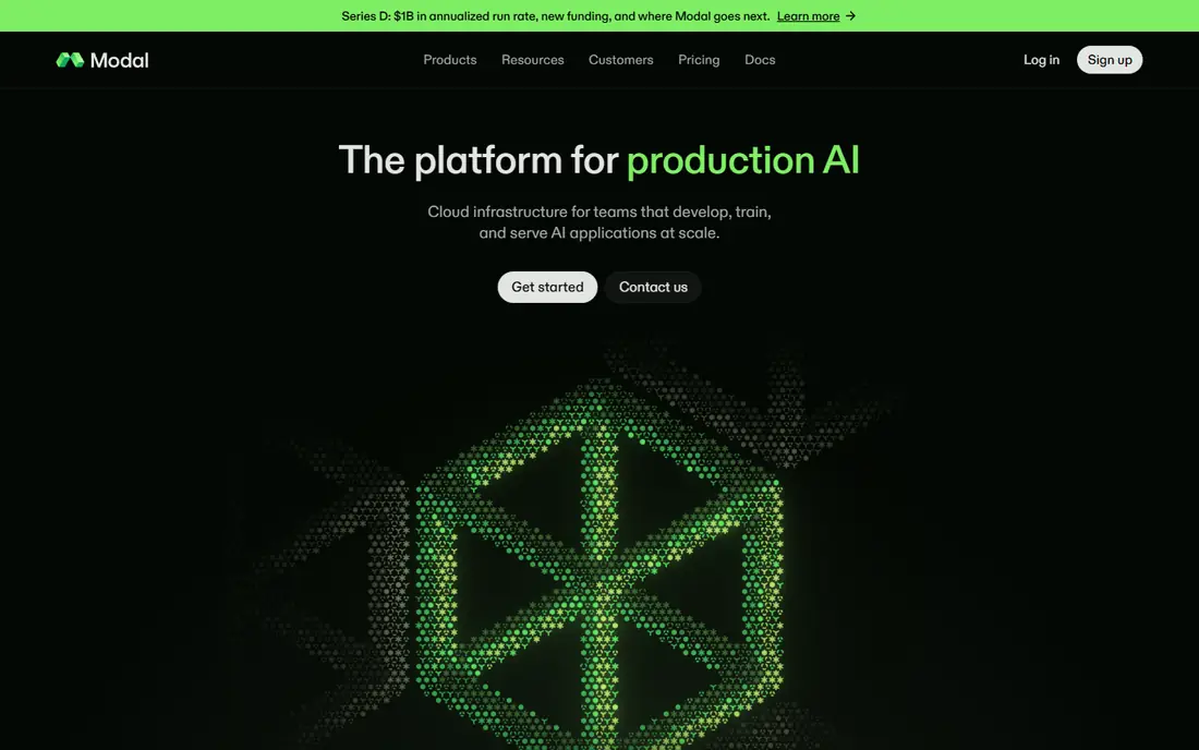 Modal homepage