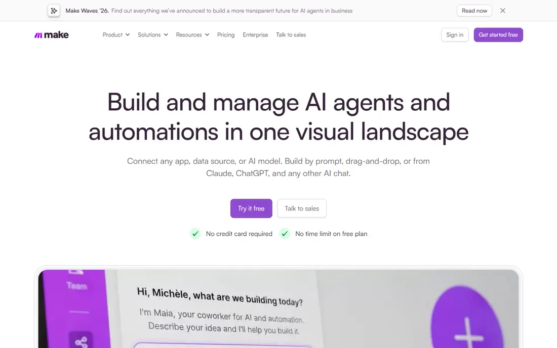 Make homepage