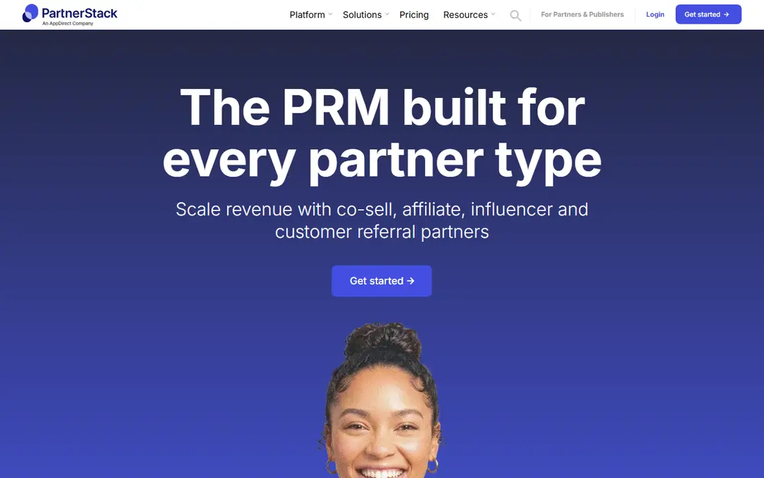 PartnerStack homepage