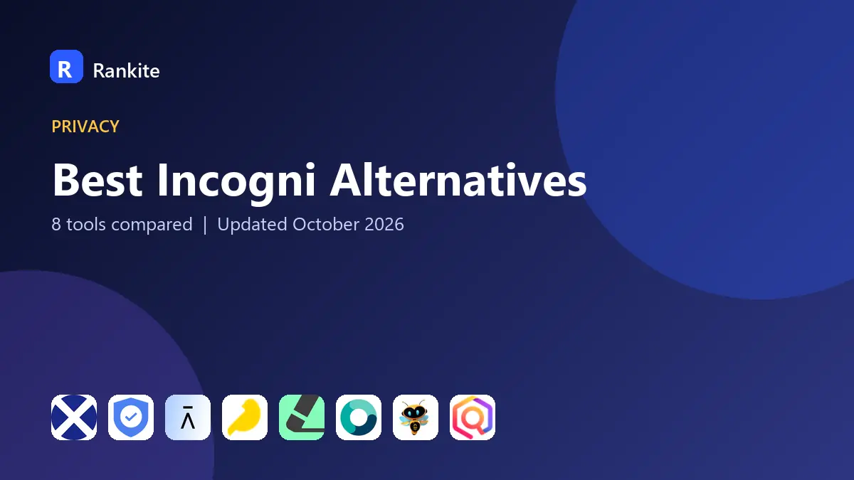Best Incogni Alternatives in 2026: 8 Tools Compared